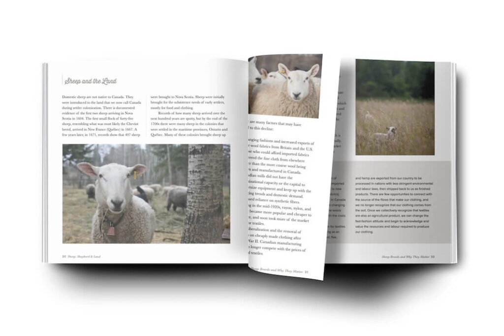 Anna Hunter: Sheep, Shepherd and Land. Stories of Sheep Farmers Reinvigorating Canadian Wool