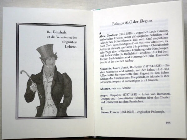 Honoré de Balzac: Über das elegante Leben