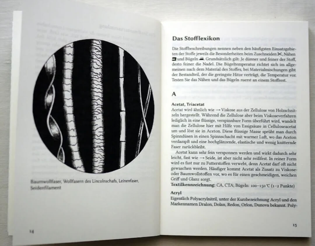 Constanze Derham: Stoff und Faden. Materiallexikon (3. Auflage) – Bild 5