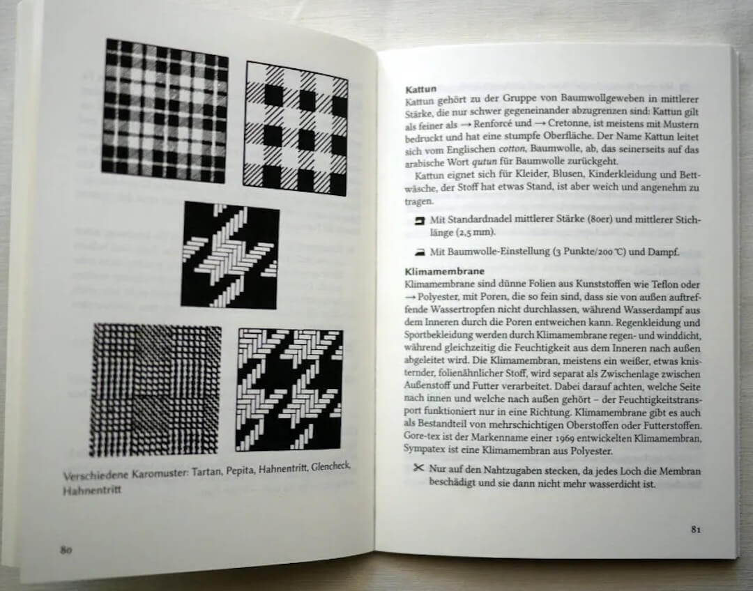 Constanze Derham: Stoff und Faden. Materiallexikon (3. Auflage) – Bild 6