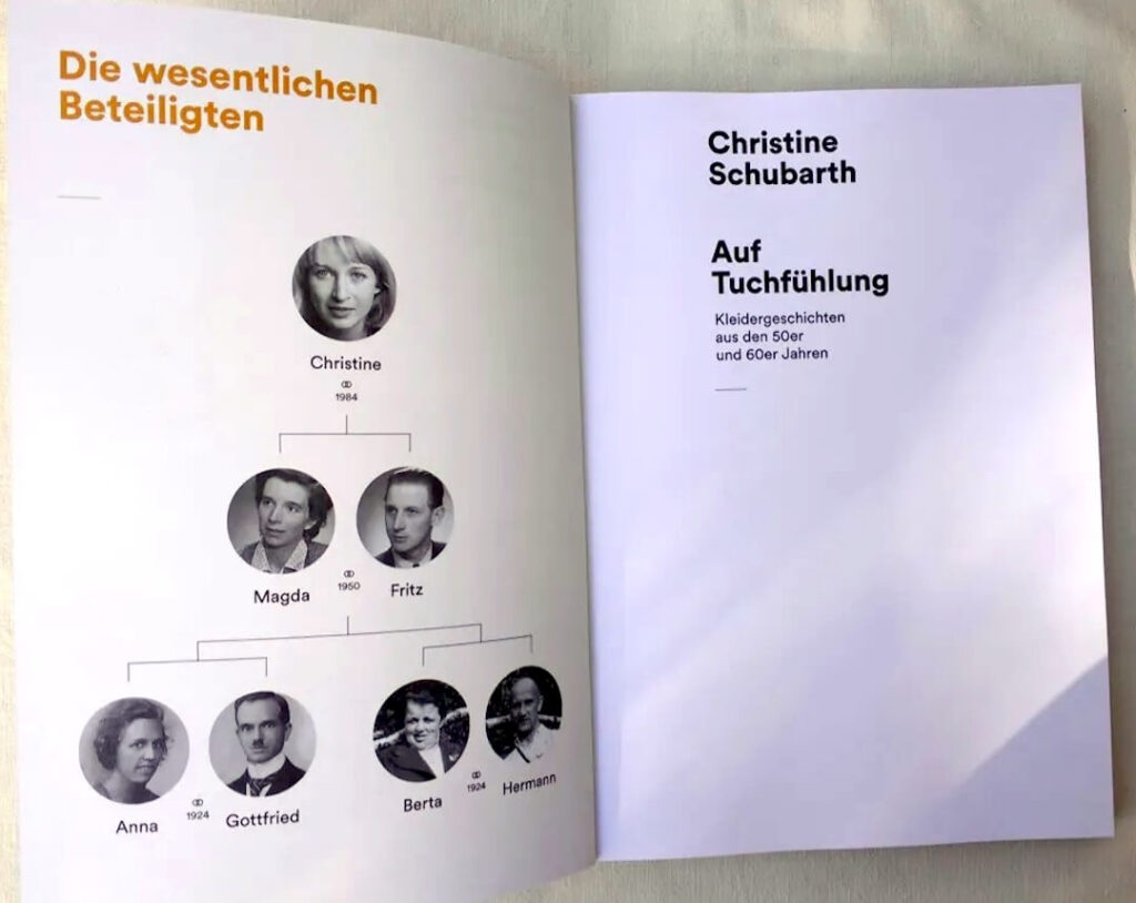 Christine Schubarth: Auf Tuchfühlung. Kleidergeschichten aus den 50er und 60er Jahren